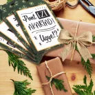 Nyomtatott dekorkarton - Ajándék kísérő táblák humoros 4db/csomag