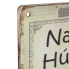 Nyomtatott fa tábla - Na szia Húsvét 13x24,3cm