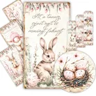 Nyomtatott fa tábla  Húsvéti RSZ téma - OKOSÁR 11db/csomag