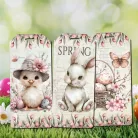 Nyomtatott fa tábla  Húsvéti RSZ téma - OKOSÁR 11db/csomag