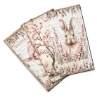 Nyomtatott dekorkarton - Húsvéti RSZ téma táblák 3db/csomag