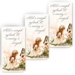   Nyomtatott dekorkarton - Ahol a virágok nyílnak.. 3db/csomag