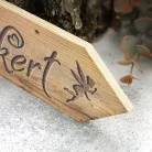 Nyomtatott fa nyíl - Tündérkert 30cm