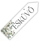 Nyomtatott fa nyíl jobb - Esküvő 30cm