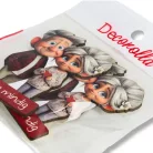 Nyomtatott dekorkarton - Szenior szerelmes pár 2db/csomag