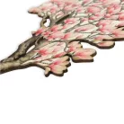 Nyomtatott dekorkarton - Virágzó magnólia fa 13cm