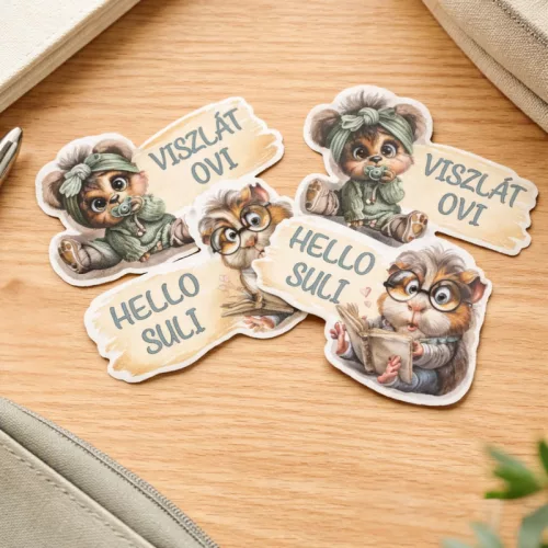 Nyomtatott dekorkarton - Viszlát ovi... 2db/csomag