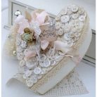 Fa tükrös szív doboz