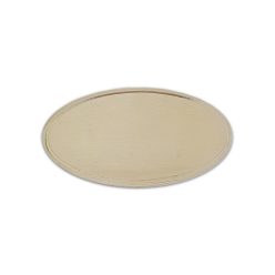 Natúr tábla ovál peremes