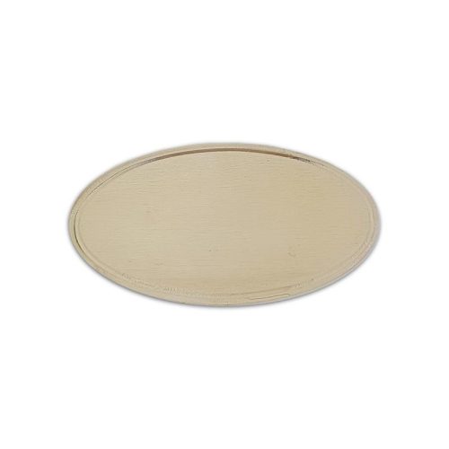 Natúr tábla ovál peremes