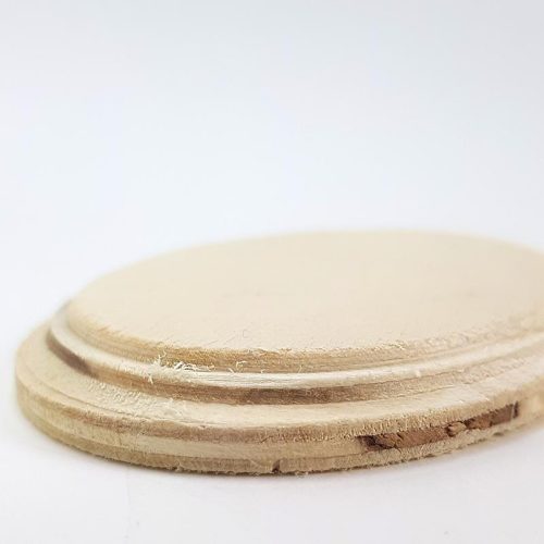 Natúr tábla ovál peremes