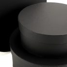 Papírdoboz fekete 3db/szett