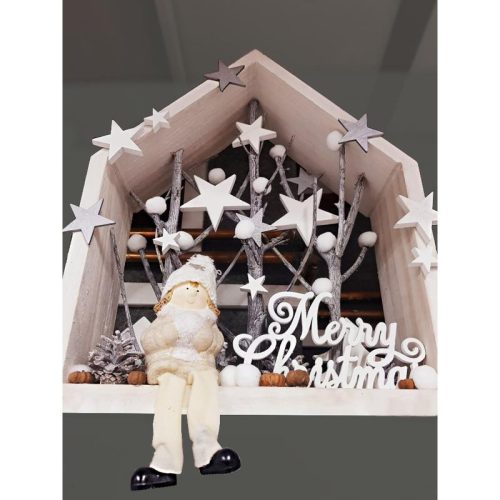 Dekor fenyőfa zöld 4cm 20db/csomag