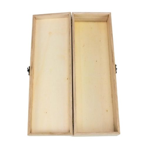 Natúr fa hosszúkás doboz 33x11cm