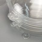  Ajándéktartó gömb műanyag lapos 11cm 5db/cs 60/#