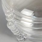  Ajándéktartó gömb műanyag lapos 11cm 5db/cs 60/#