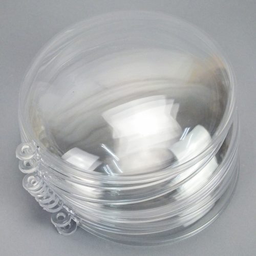  Ajándéktartó gömb műanyag lapos 11cm 5db/cs 60/#