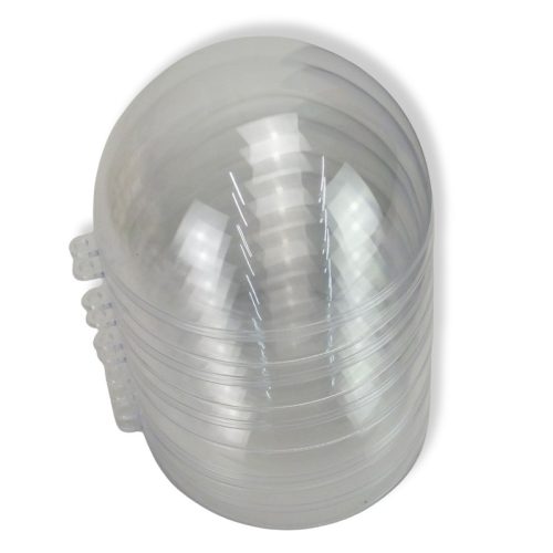 Ajándéktartó gömb műanyag 9cm 5db/cs 48/#