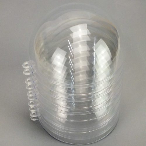 Ajándéktartó gömb műanyag 9cm 5db/cs 48/#