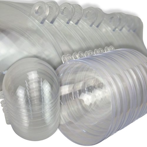 Ajándéktartó gömb műanyag 9cm 5db/cs 48/#