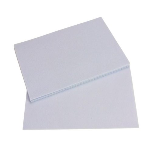 Barkácsfilc, filc lapok 2mm 10db/csomag - Fehér