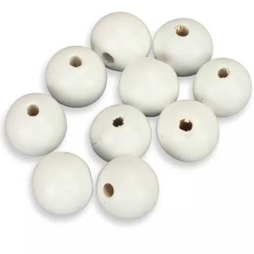 Fehér fagolyó 20mm 10db/csomag