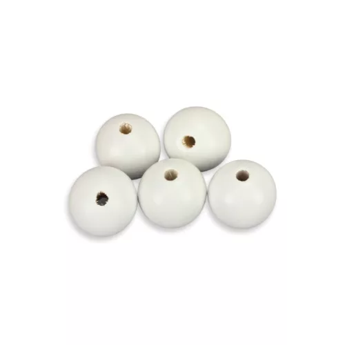 Fehér fagolyó 30mm 5db/csomag