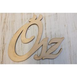 Natúr fa - Ősz felirat 15cm 2db/csomag