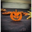 Natúr fa - Halloween tökök vegyes 5cm - narancs 5db/csomag