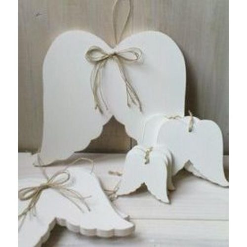 Natúr fa - Angyalszárny 8cm 5db/csomag