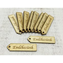   Natúr fa - "Emlékezünk" kisérő tábla 10db/csomag