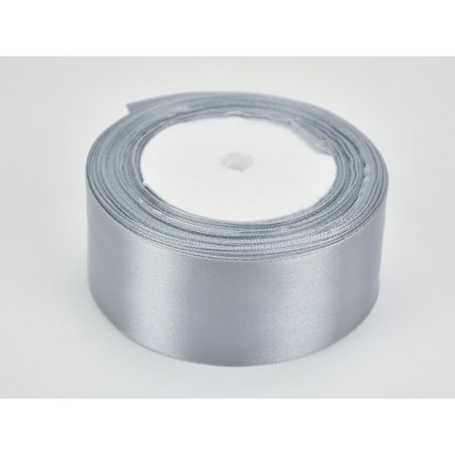 Szatén szalag ezüst 4cm*22m