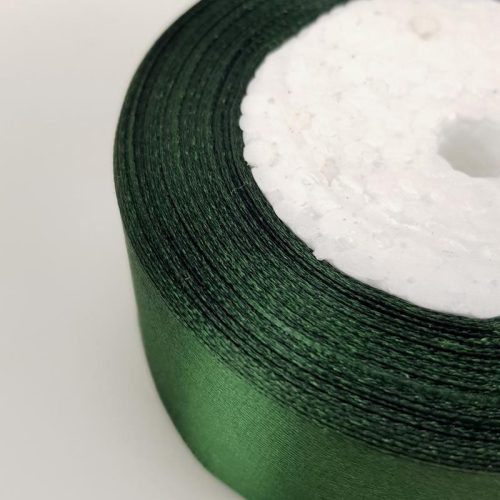 Szatén szalag fenyőzöld 4cm*22m