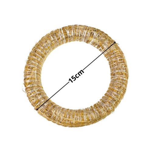Koszorúalap szalma 15cm 10db/csomag - OKOSÁR!