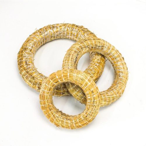 Koszorúalap szalma 15cm