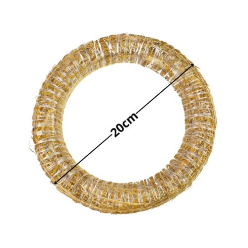 Koszorúalap szalma 20cm 10db/csomag - OKOSÁR!