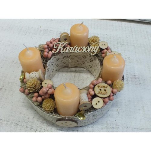 Koszorúalap szalma 20cm