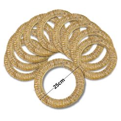 Koszorúalap szalma 25cm 10db/csomag - OKOSÁR!