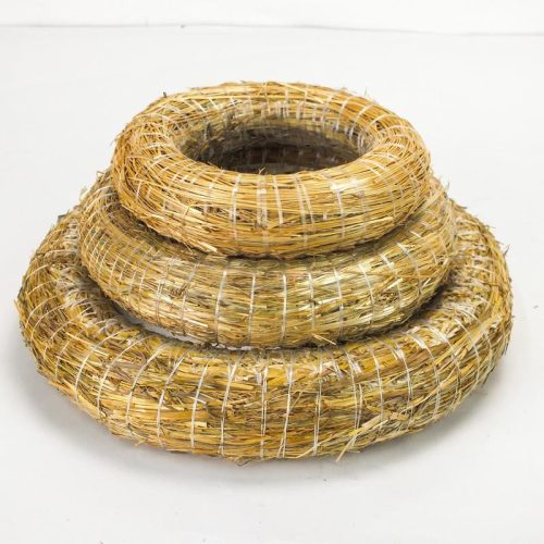 Koszorúalap szalma 25cm