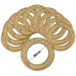 Koszorúalap szalma 30cm 10db/csomag - OKOSÁR!