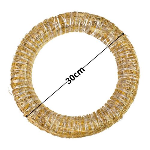 Koszorúalap szalma 30cm 10db/csomag - OKOSÁR!