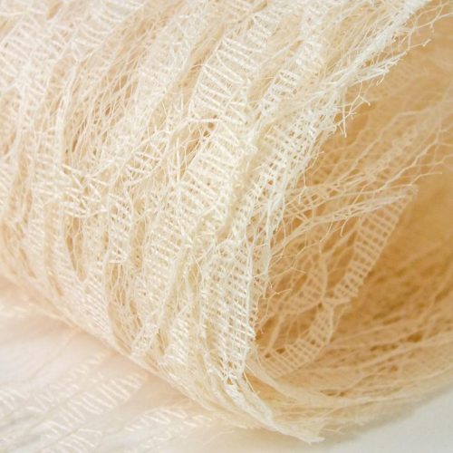 Csipke szalag tejeskávé 9-11cm*1,5-1,8 méter