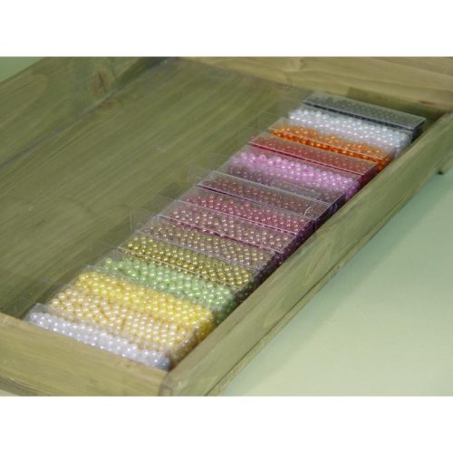 Gyöngy piros 5mm - 1 doboz