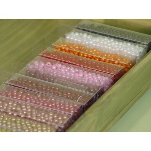 Gyöngy piros 5mm - 1 doboz