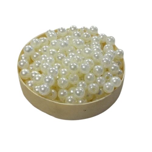 Gyöngy törtfehér 5mm - 1 doboz