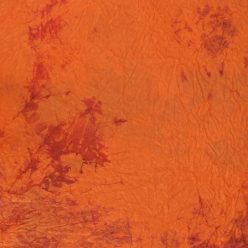 Gyűrt, merített papír narancs-bordó 1ív