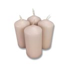 Gyertya adventi 50*100 mm PASZTELL RÓZSASZÍN 4db/cs
