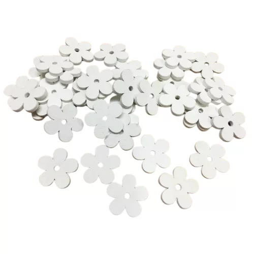 Fa virág fehér 3cm 40db/csomag