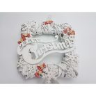 Fehér hókristály 2,5cm 50db/csomag