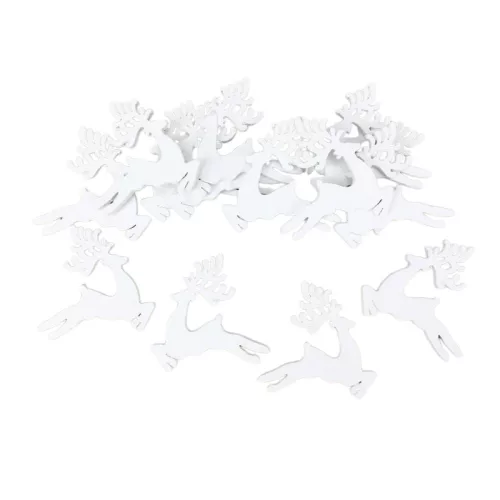 Fehér ugrószarvas 5cm 15db/csomag